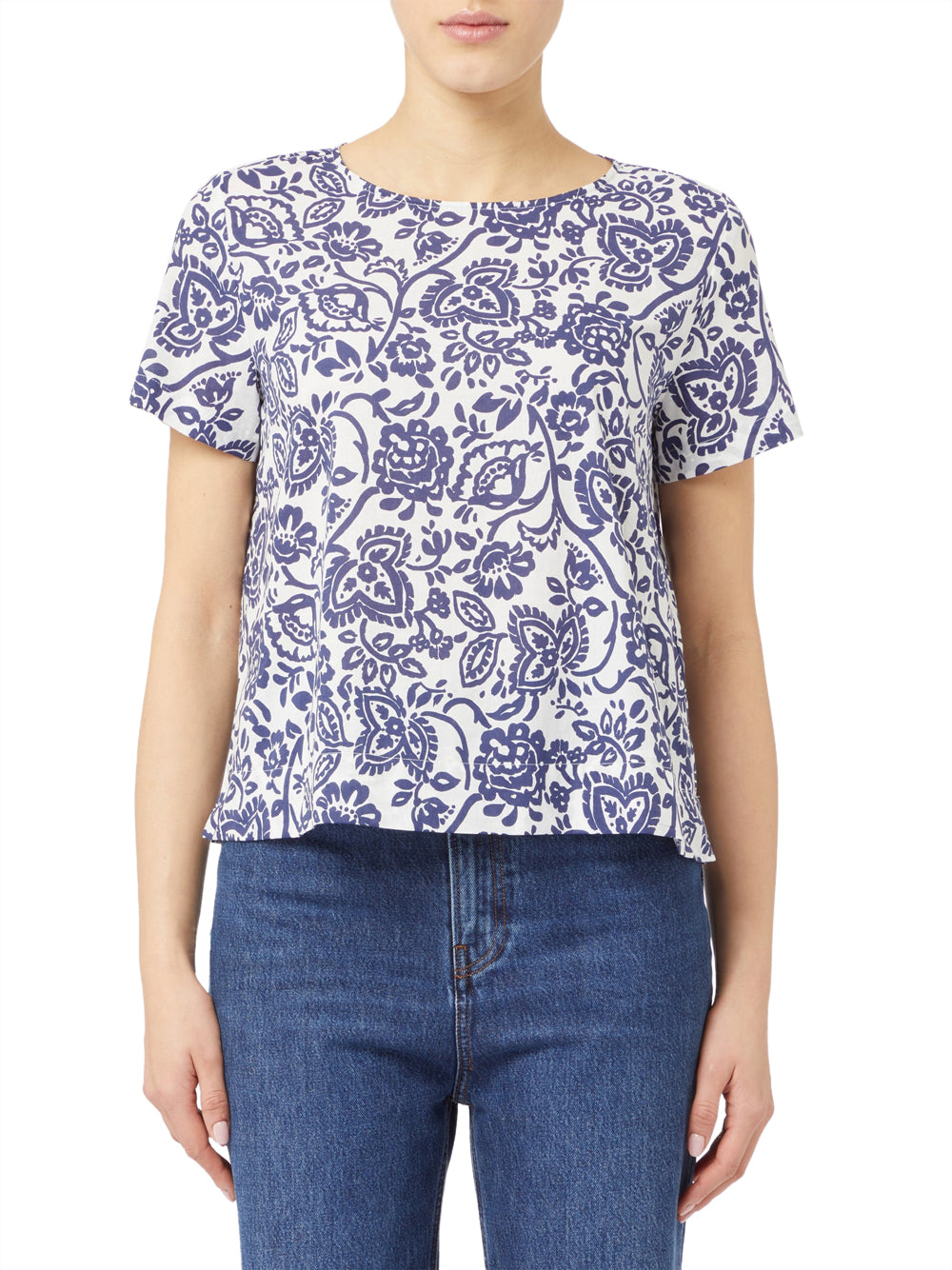 Blusa Emme Marella Cuba da Donna - Blu