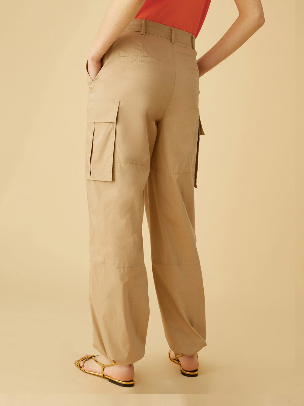 Pantalone Cargo Emme Marella Papa da Donna - Beige