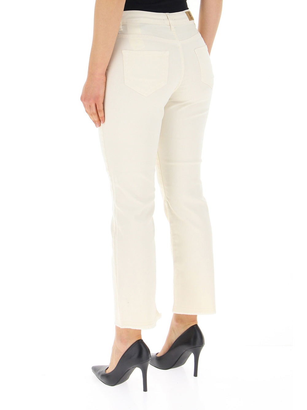 Pantalone Zampa Emme Marella Page da Donna - Bianco