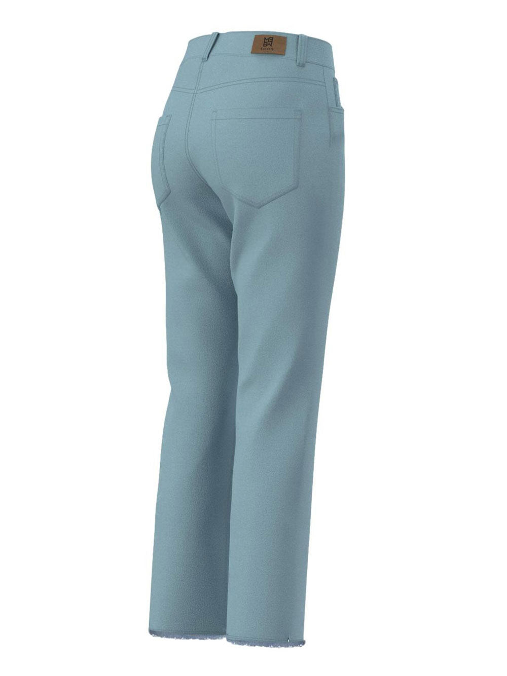 Pantalone Zampa Emme Marella Page da Donna - Celeste