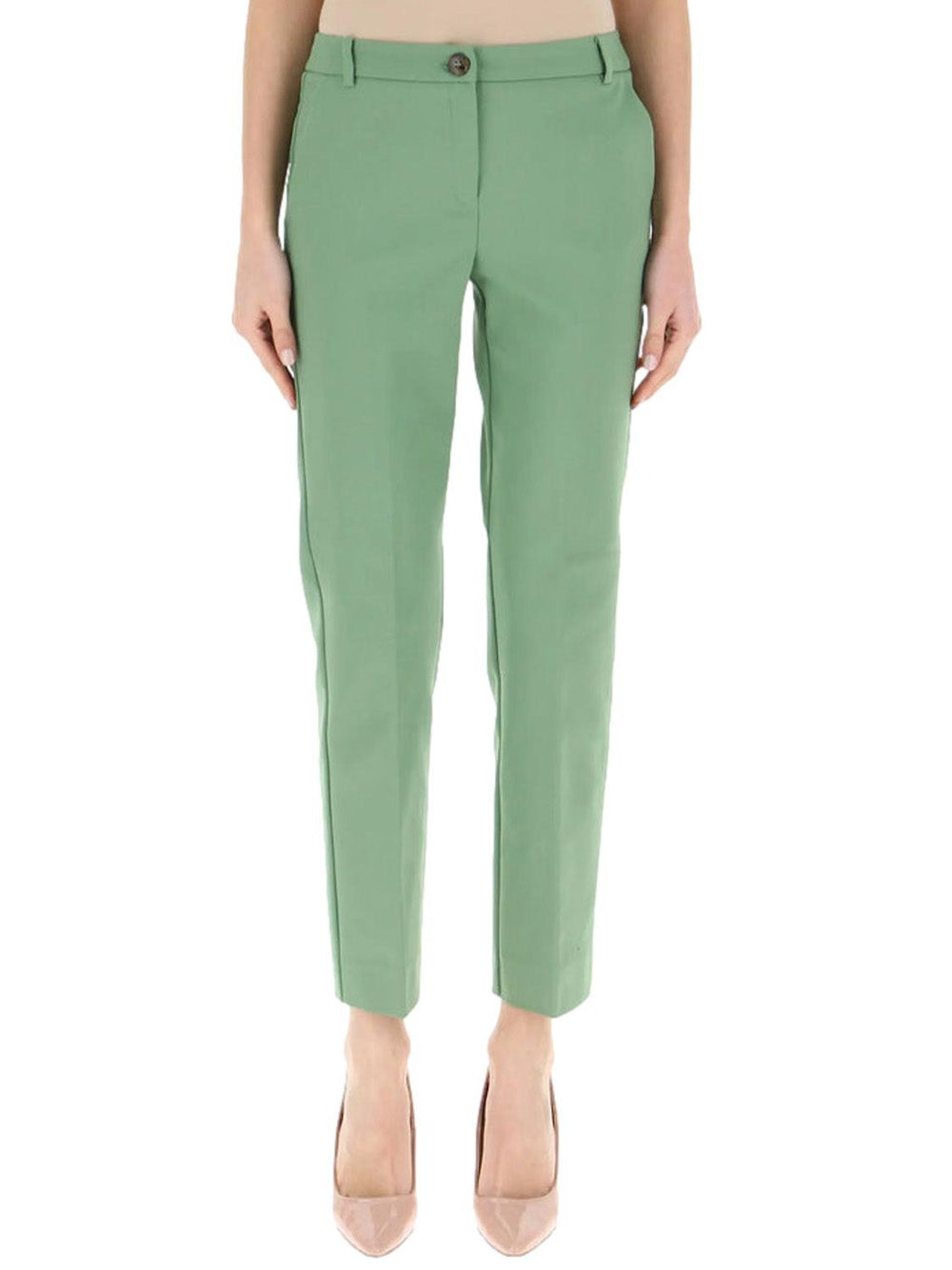 Pantalone Chino Emme Marella Slim Valenza da Donna - Verde