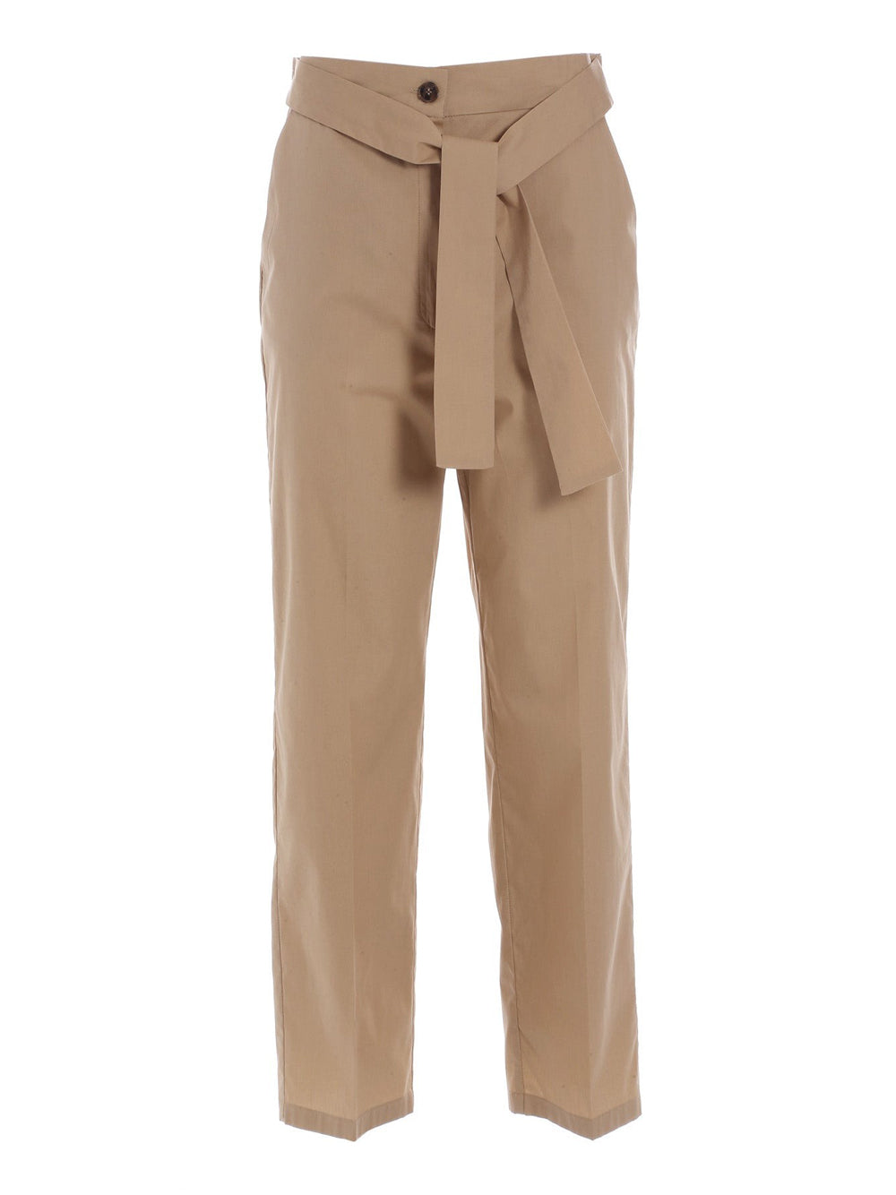 Pantalone Straight Emme Marella Lover da Donna - Marrone