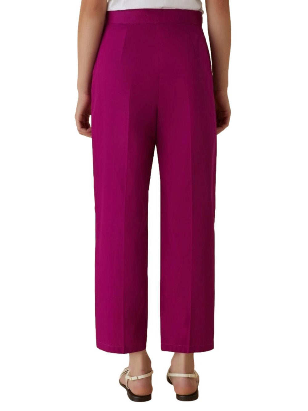 Pantalone Straight Emme Marella Lover da Donna - Viola