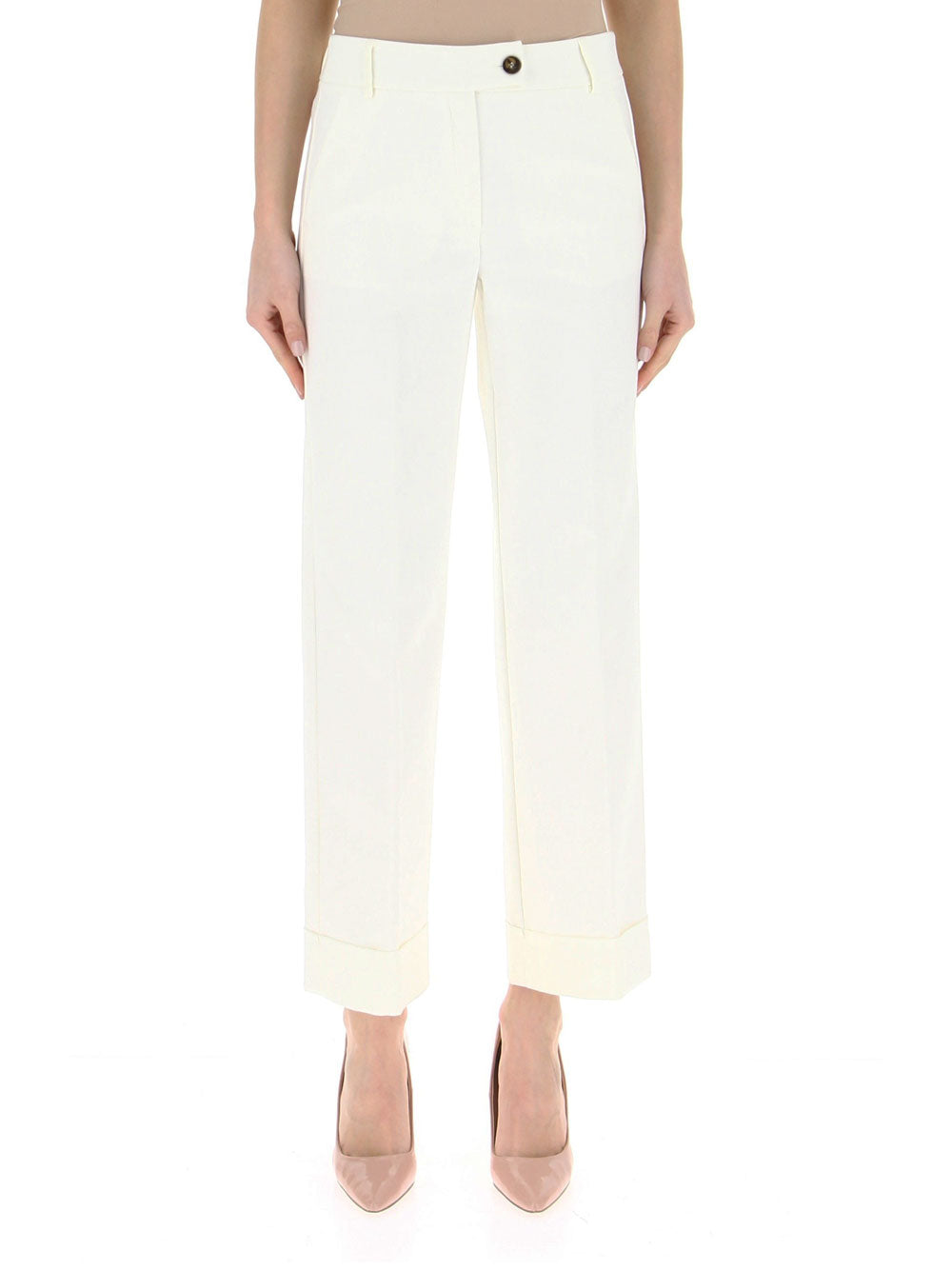 Pantalone Palazzo Emme Marella Ely da Donna - Bianco