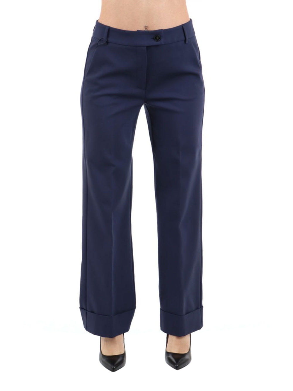 Pantalone Palazzo Emme Marella Ely da Donna - Blu