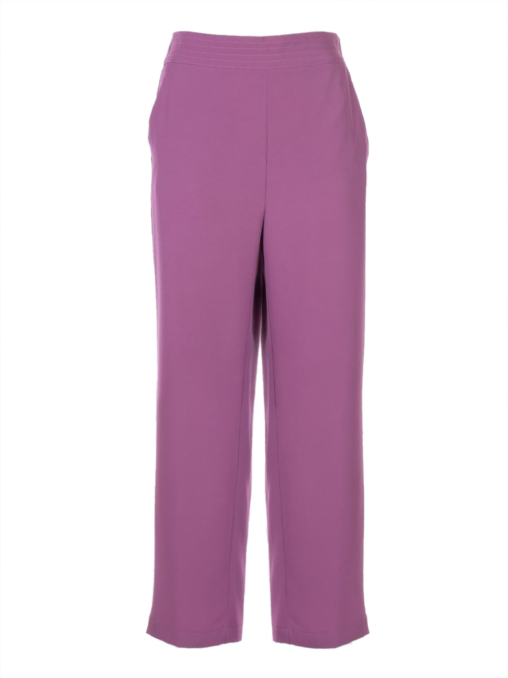 Pantalone Palazzo Emme Marella Nasello2 Cropped da Donna - Viola