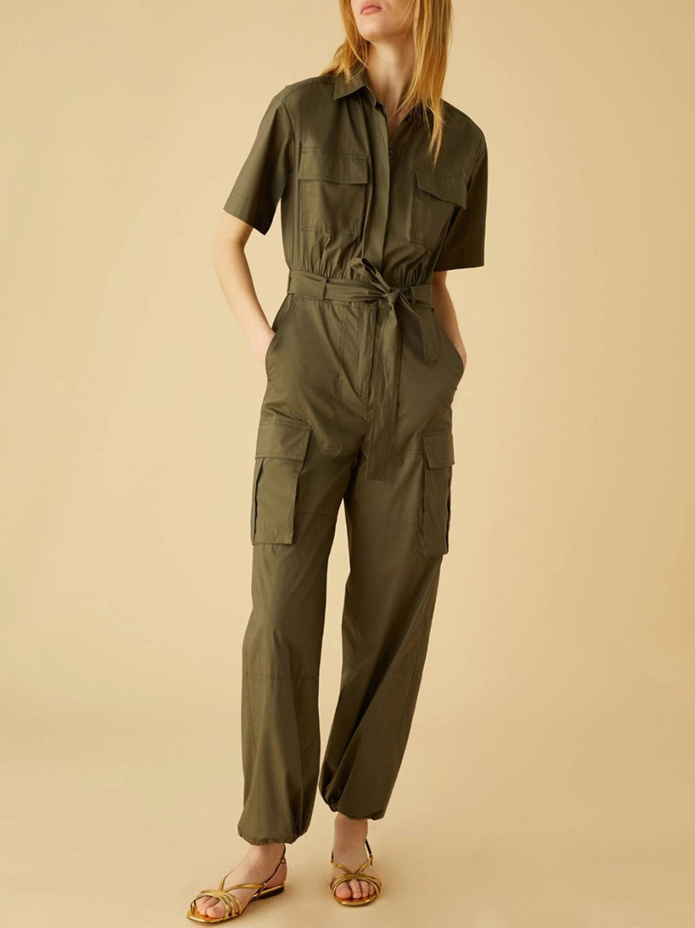 Jumpsuit Emme Marella Gnu da Donna - Verde