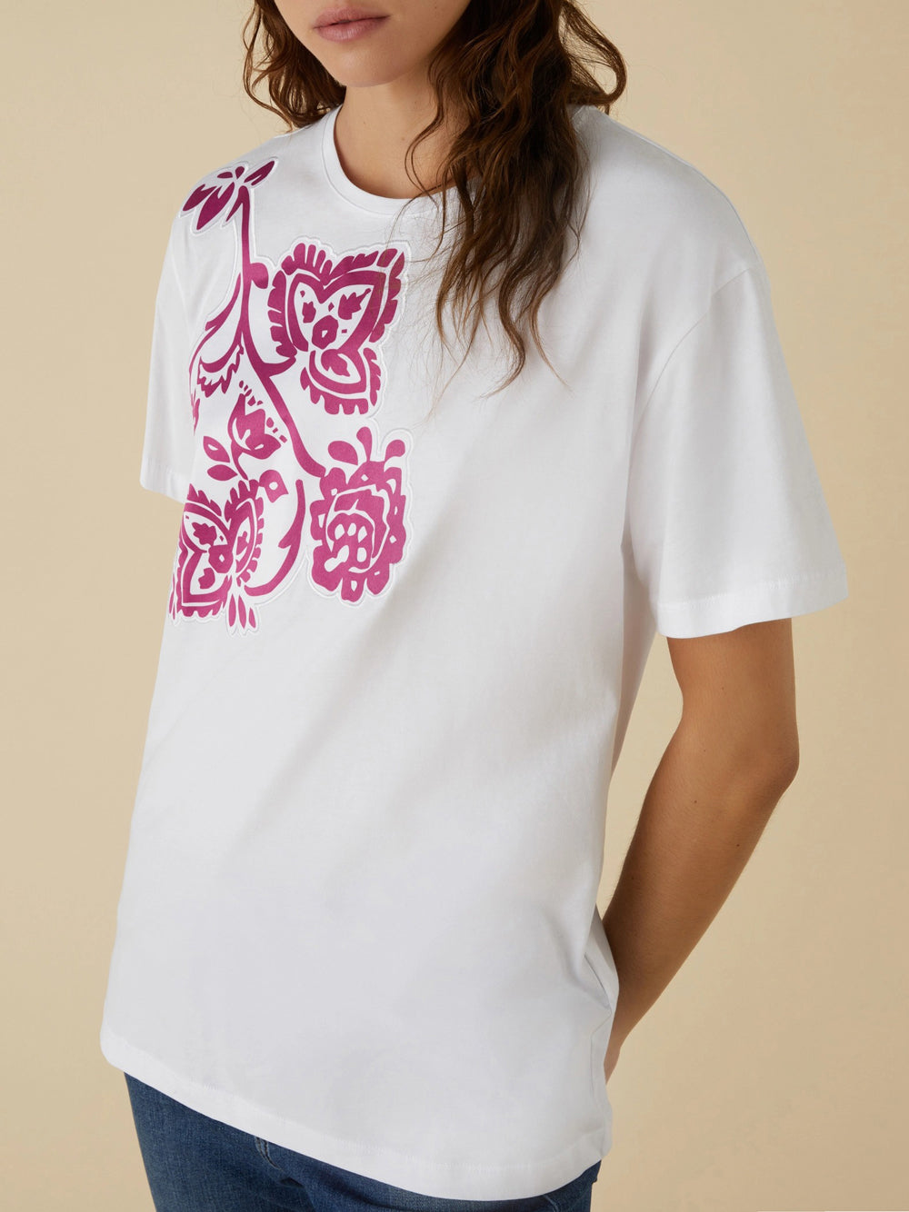 T-shirt Emme Marella Linate da Donna - Bianco