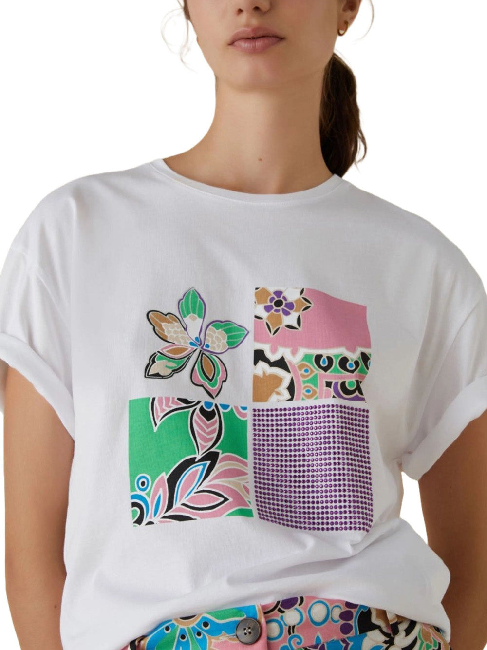 T-shirt Emme Marella Caro da Donna - Bianco