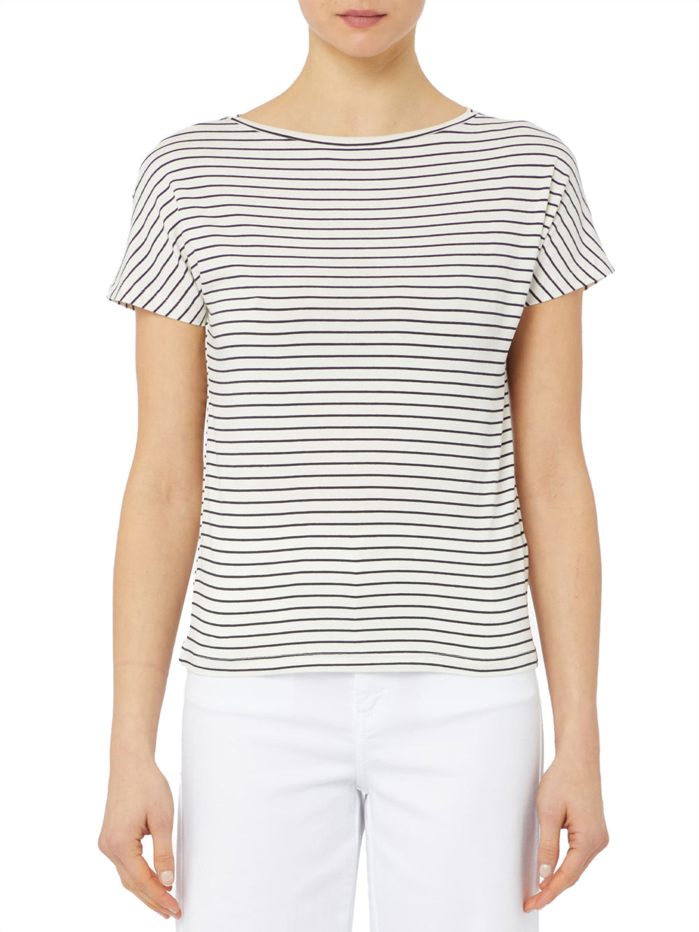 T-shirt Emme Marella Dingey da Donna - Bianco Blu