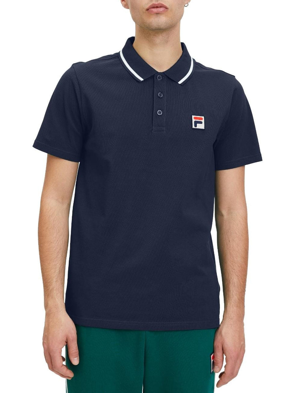 Polo Fila Leitmeritz da Uomo - Blu