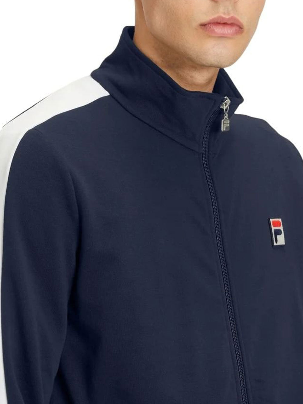 Felpa Zip Fila Langwedel da Uomo - Blu