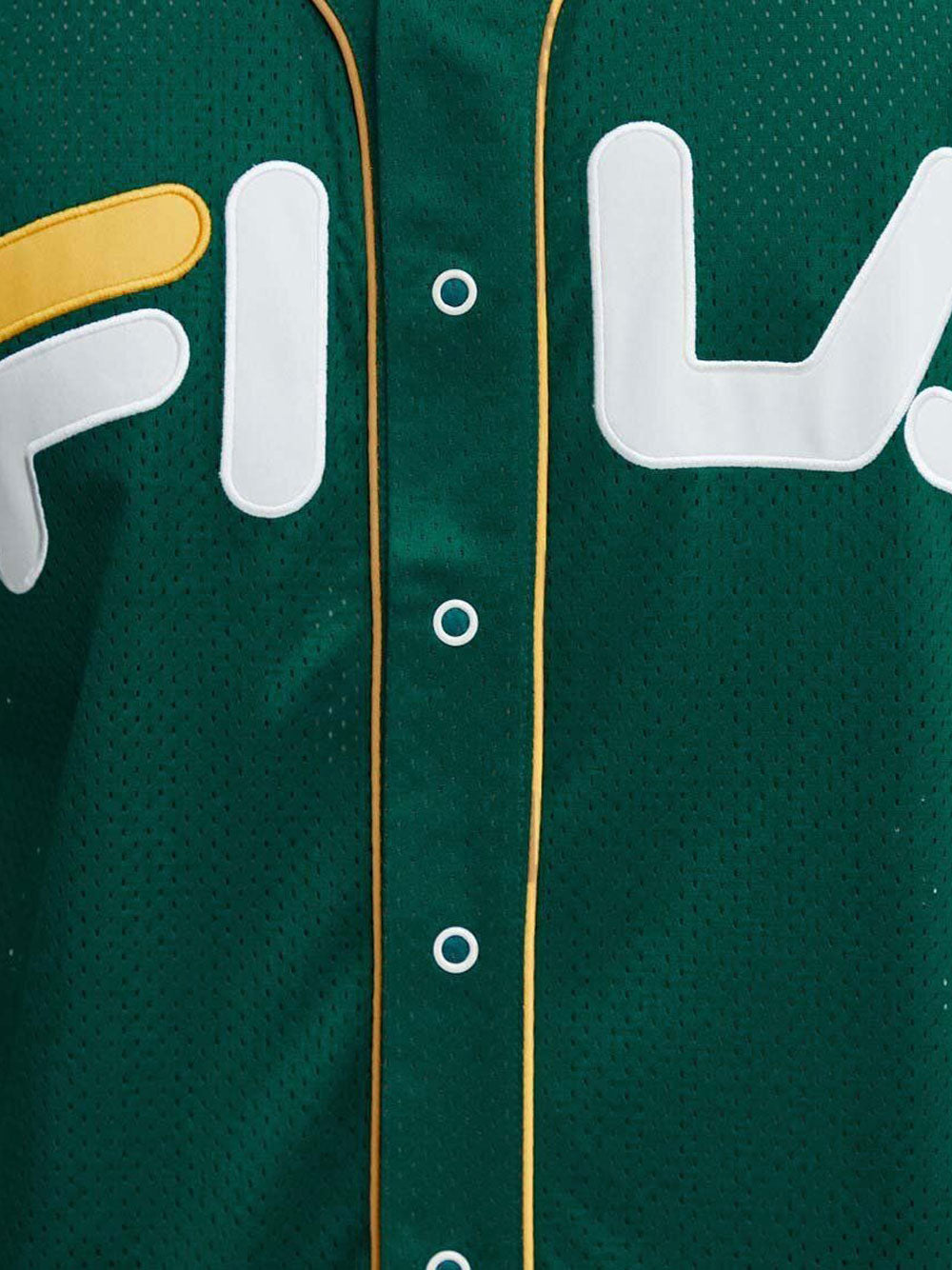 T-shirt Fila Lashio Baseball da Uomo - Verde