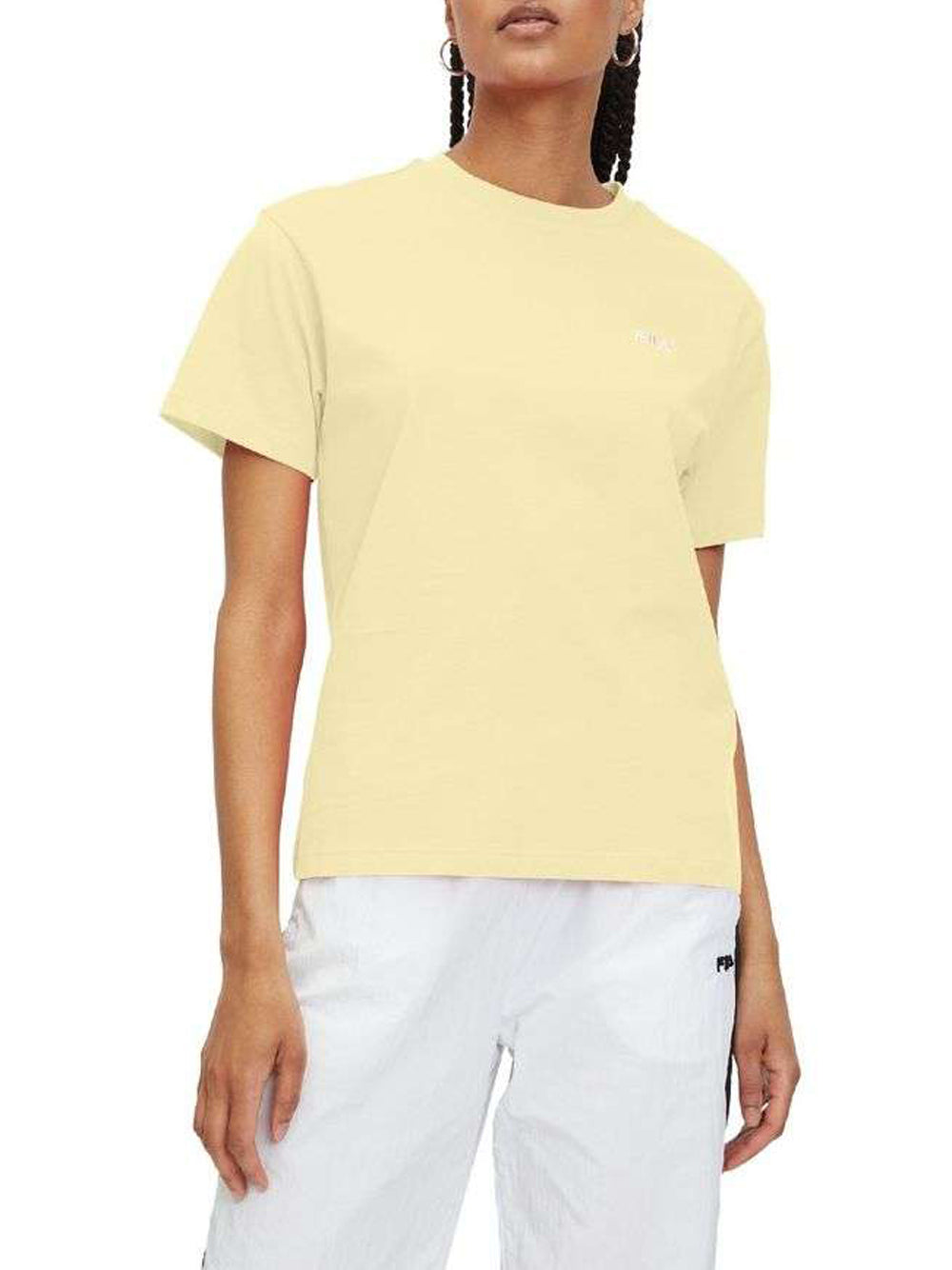 T-shirt Fila Biendorf da Donna - Giallo