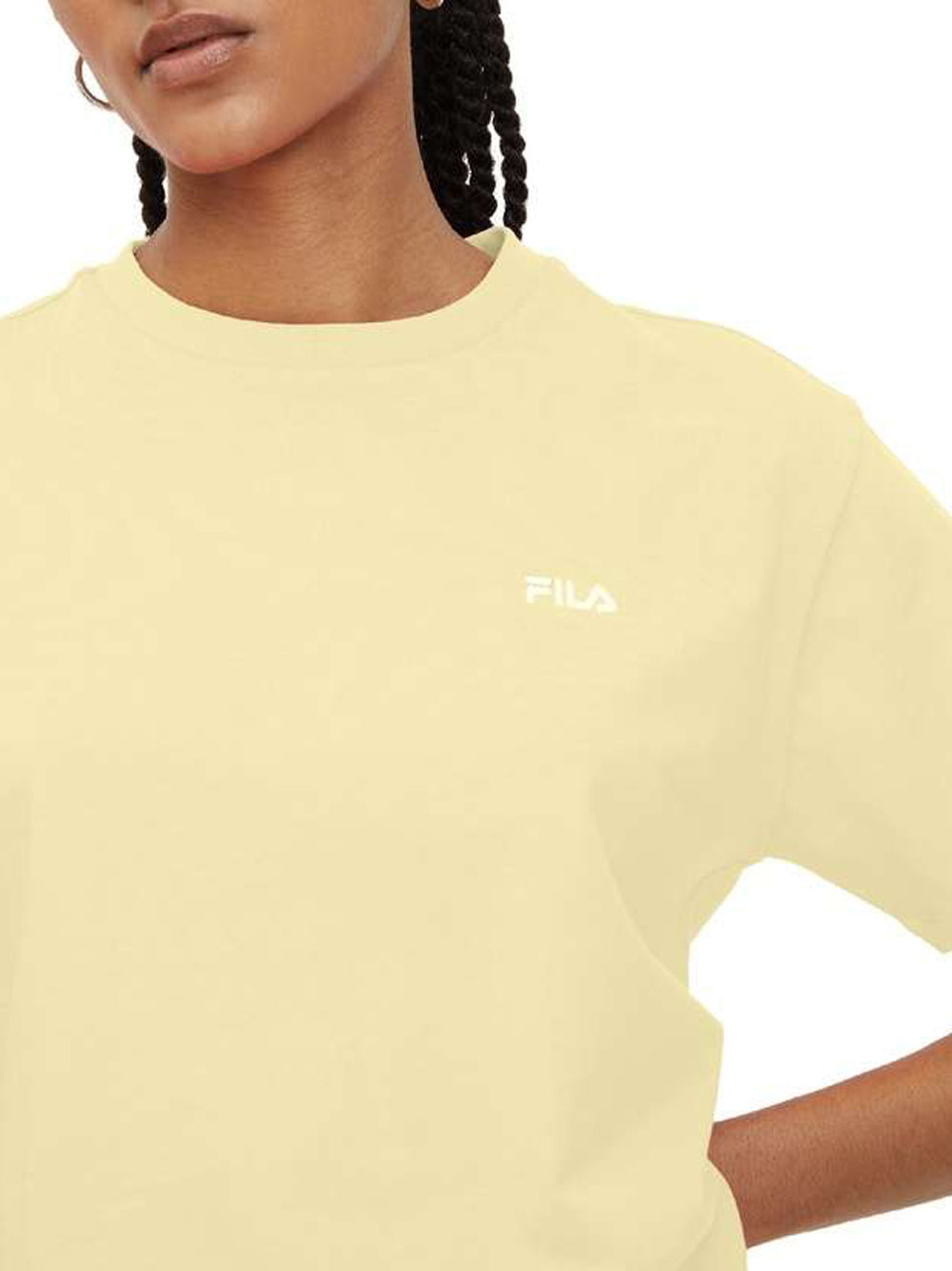 T-shirt Fila Biendorf da Donna - Giallo