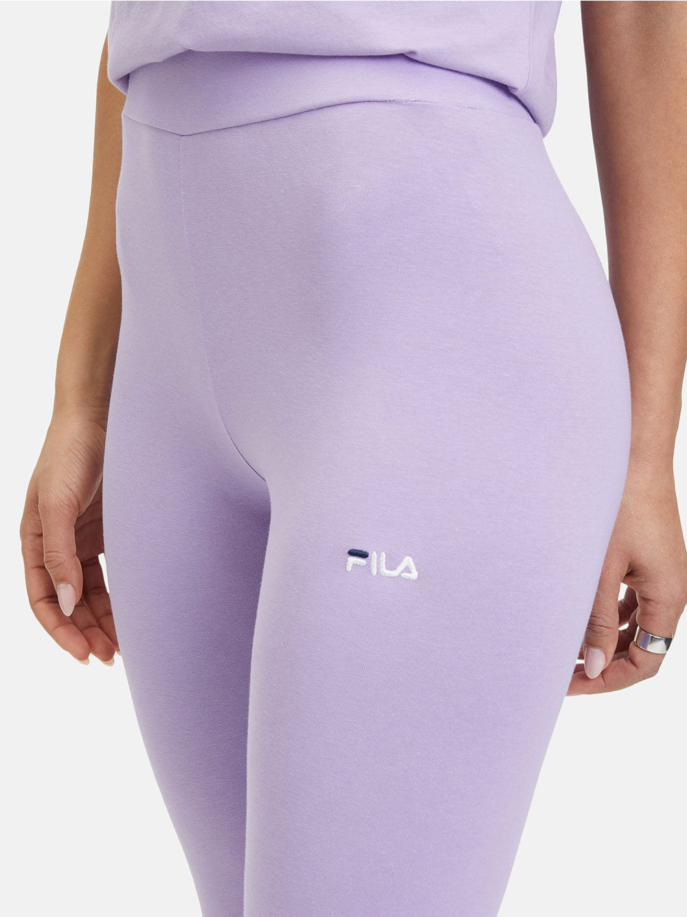 Leggings Fila Benndorf High Waist da Donna - Viola