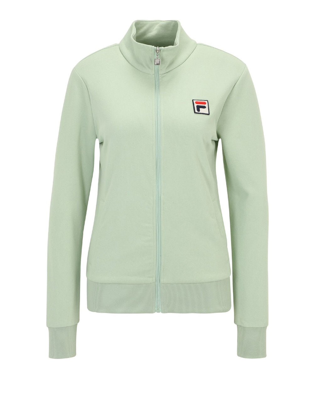 Felpa Zip Fila Lubna Track da Donna - Verde