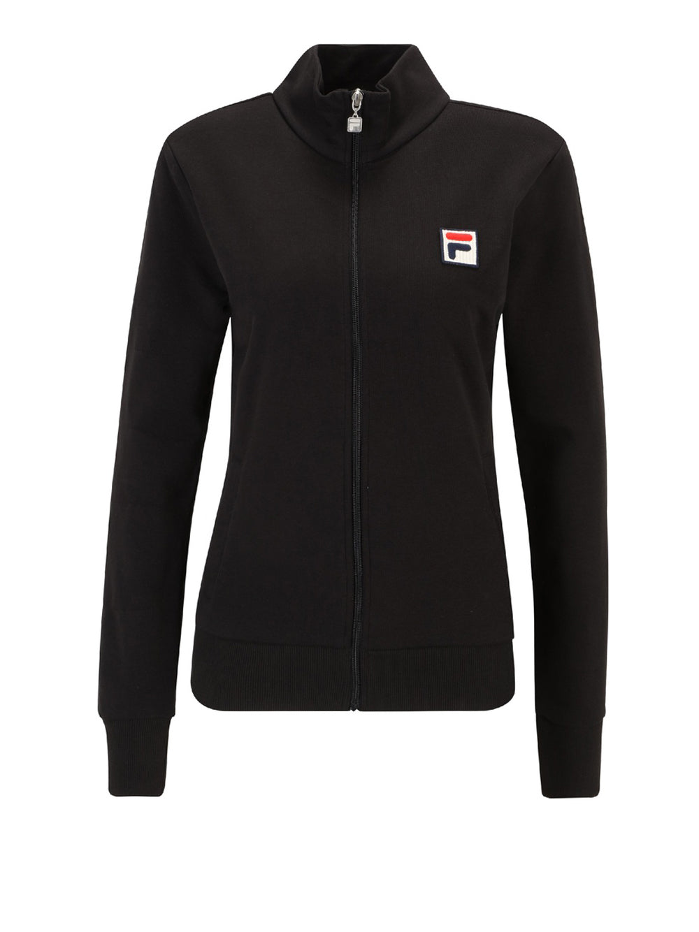 Felpa Zip Fila Lubna Track da Donna - Nero