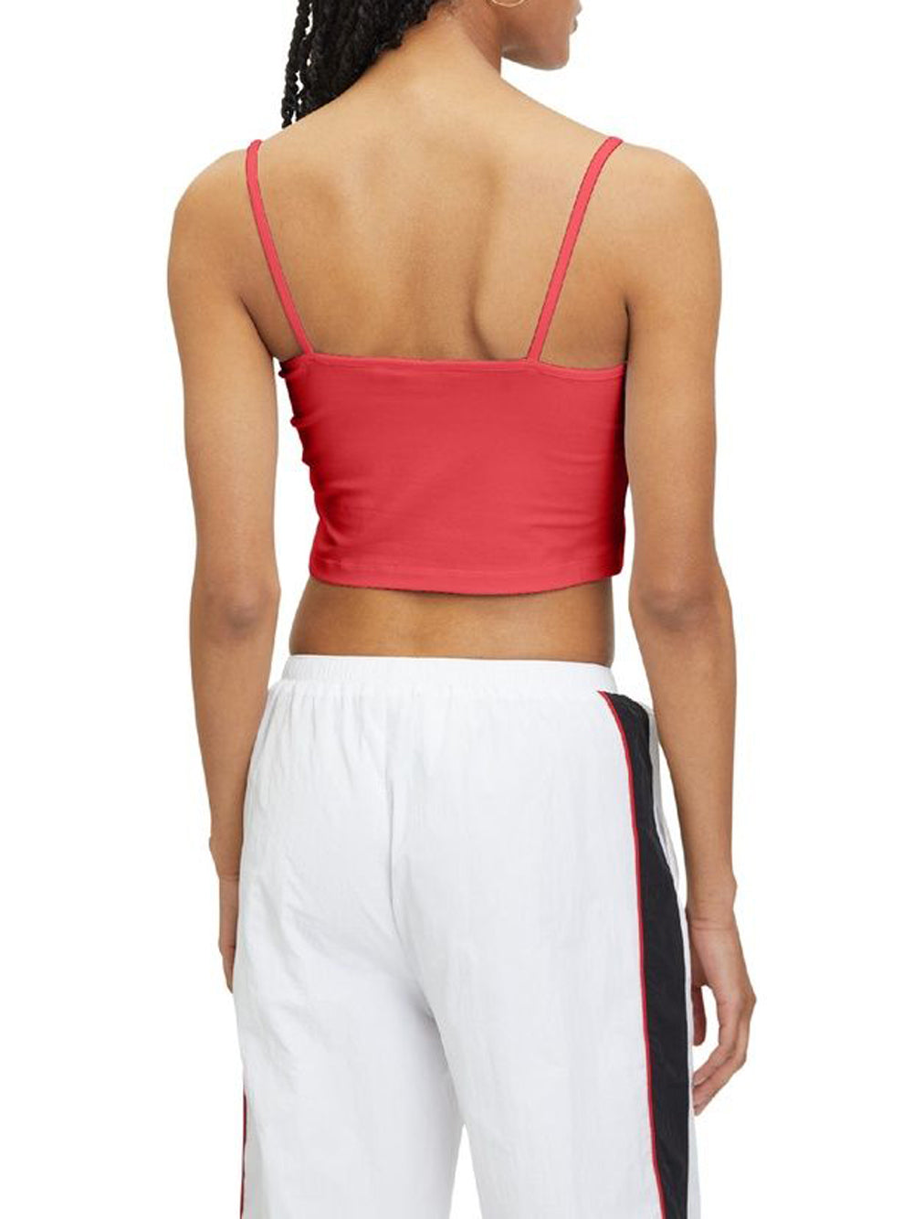 Top Fila Loni Cropped da Donna - Rosso