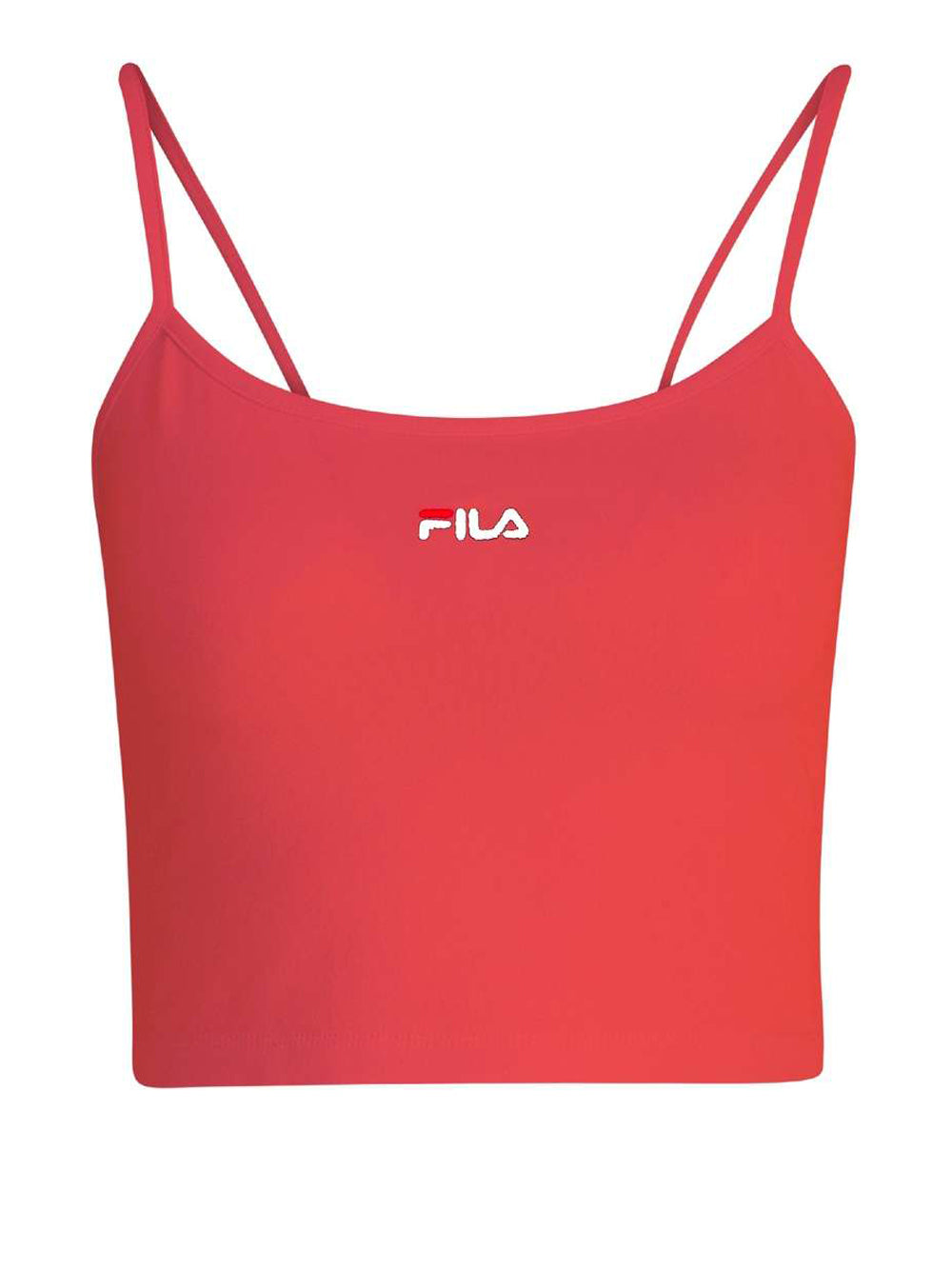 Top Fila Loni Cropped da Donna - Rosso