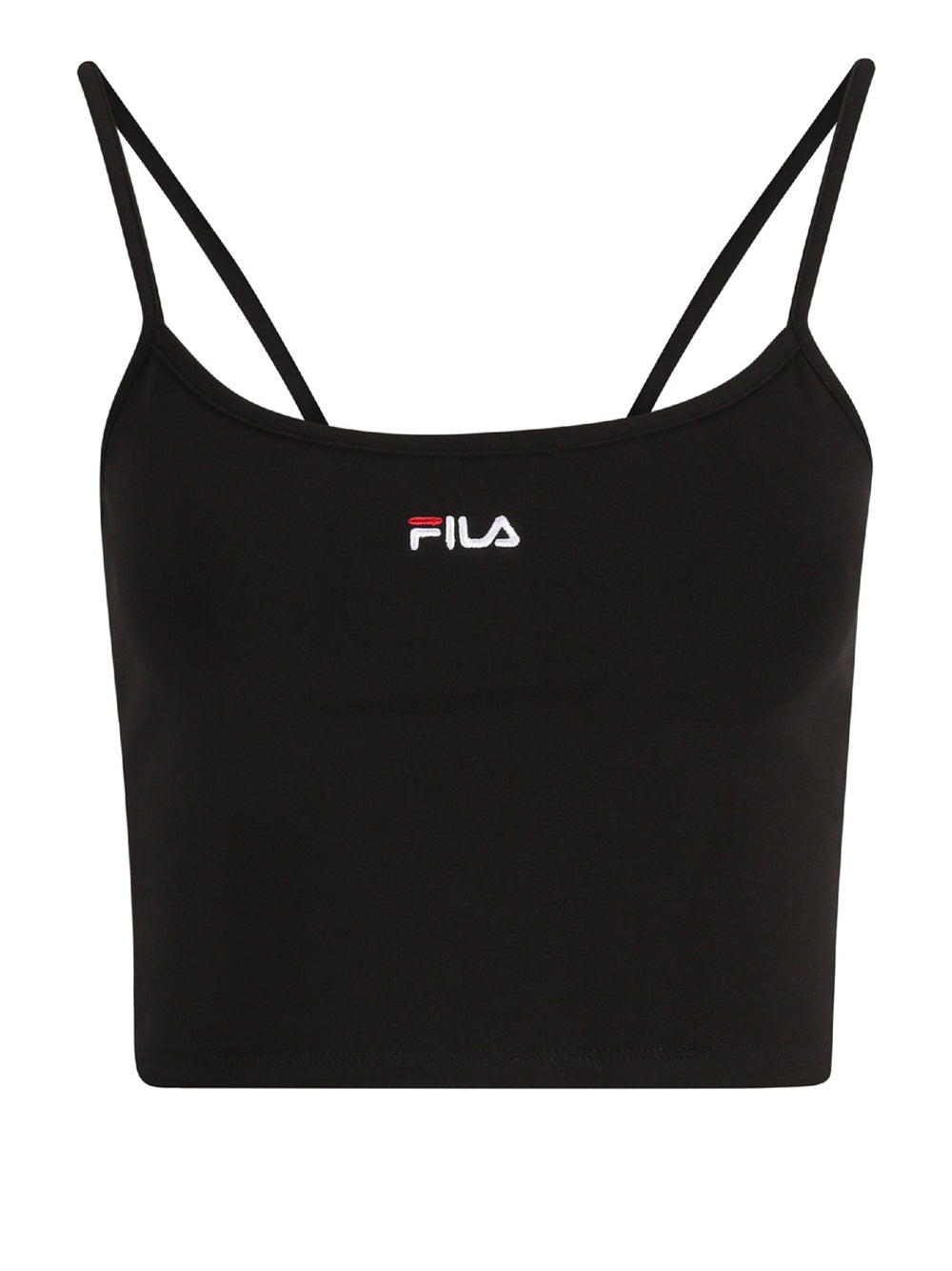 Top Fila Loni Cropped da Donna - Nero