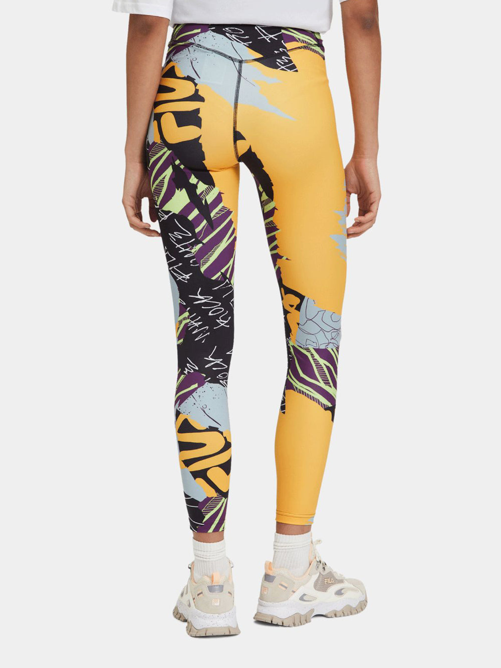 Leggings Fila Allover Print da Donna - Multicolore