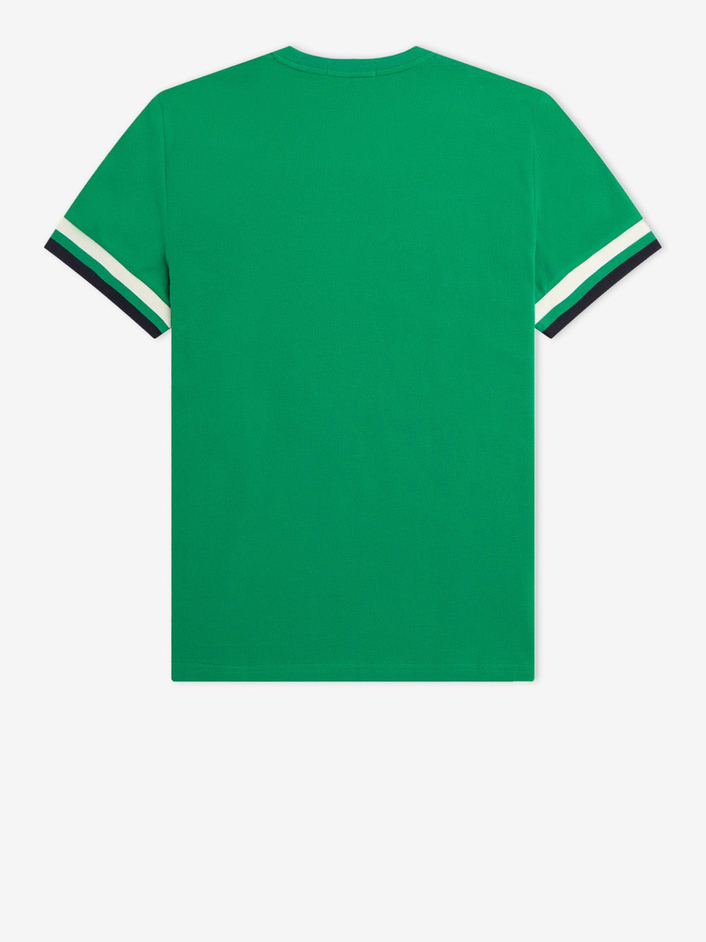 T-shirt Fred Perry Bold Tipped Pique da Uomo - Verde