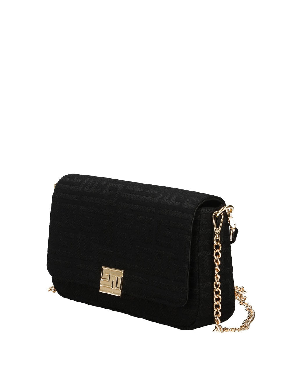 Gaëlle Paris Borsa a Tracolla Gaelle Canvas Monogram da Donna - Nero