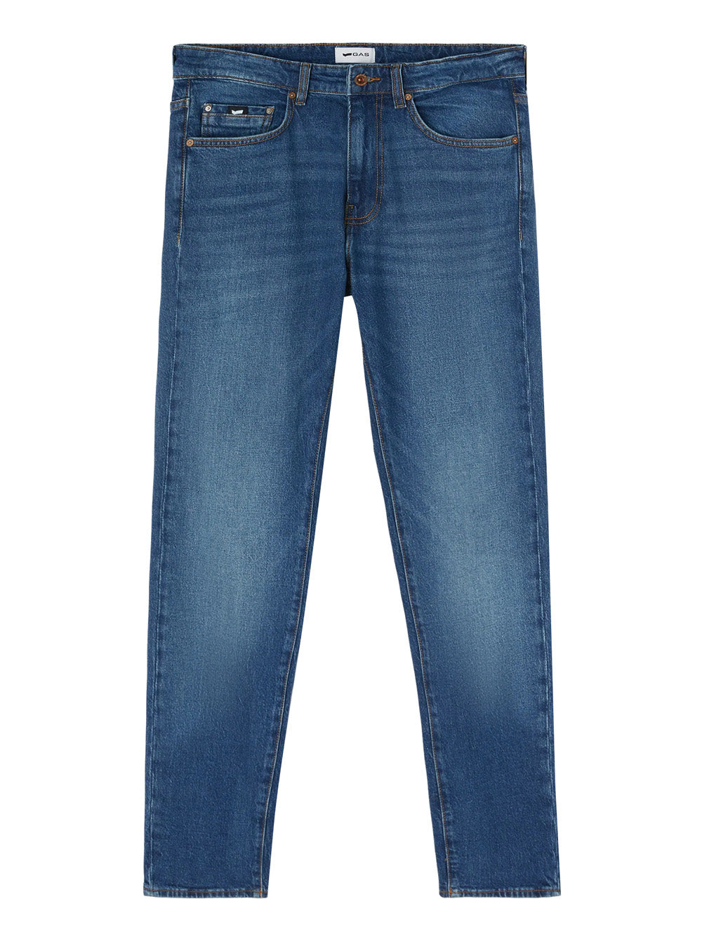 Jeans Slim Gas Albert Simple da Uomo - Denim