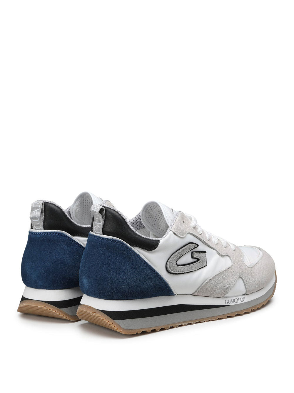 Sneakers Guardiani Wen 0092 Low Suede da Uomo - Bianco