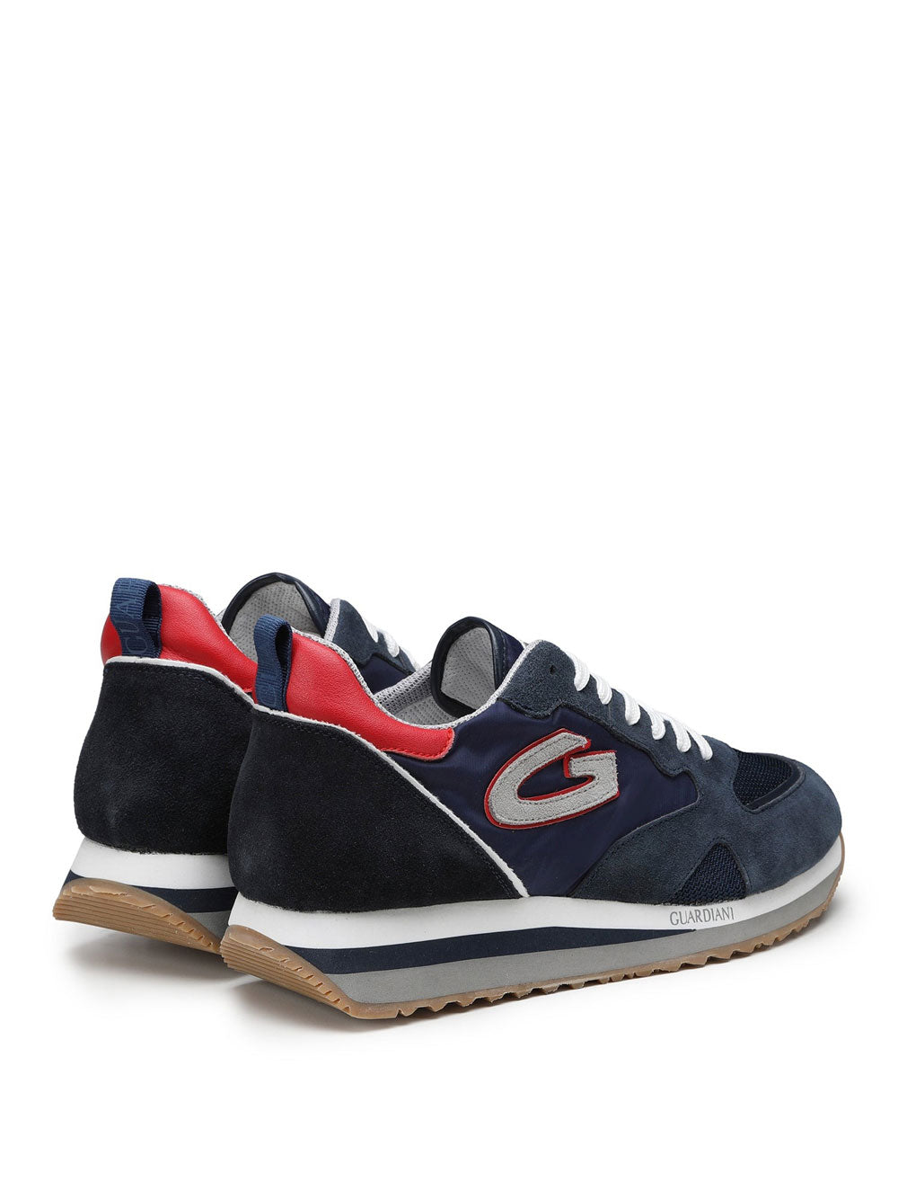 Sneakers Guardiani Wen 0092 Low Suede da Uomo - Blu