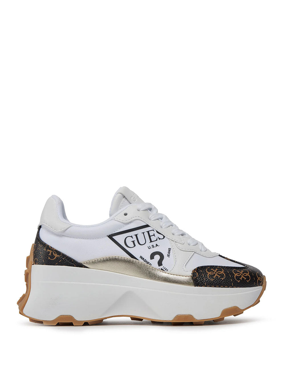 Sneakers Guess Calebb5 da Donna - Bianco