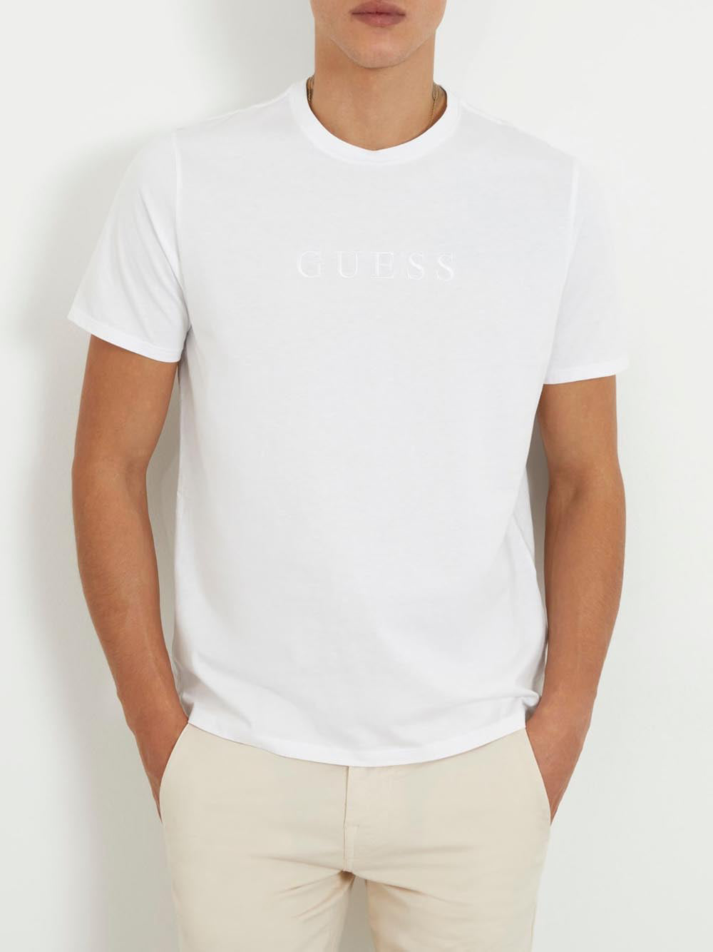 T-shirt Guess Classic da Uomo - Bianco