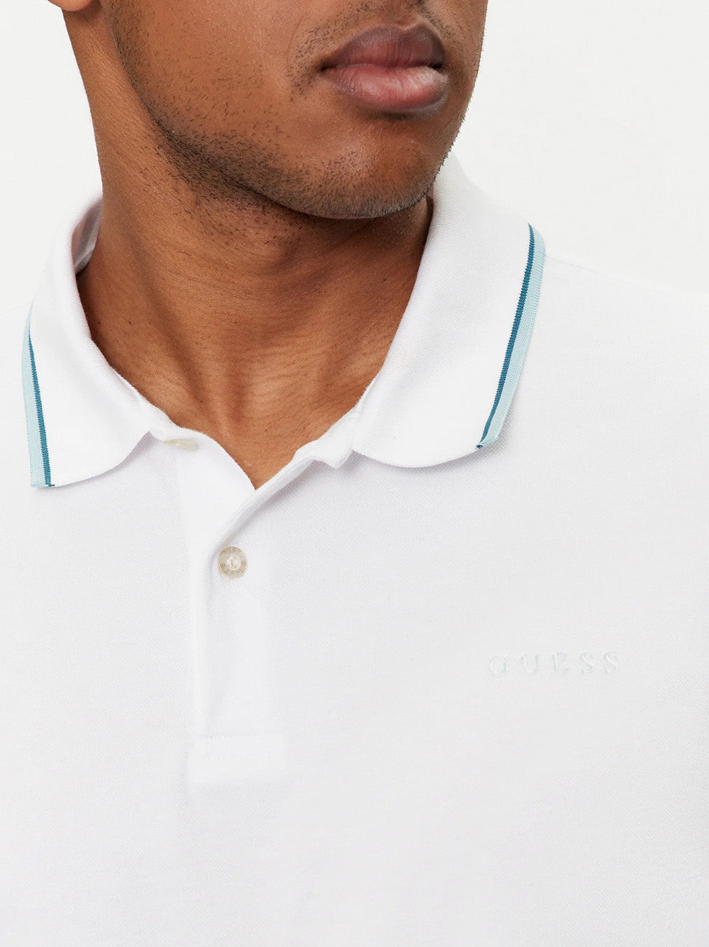 Polo Guess Lyle da Uomo - Bianco