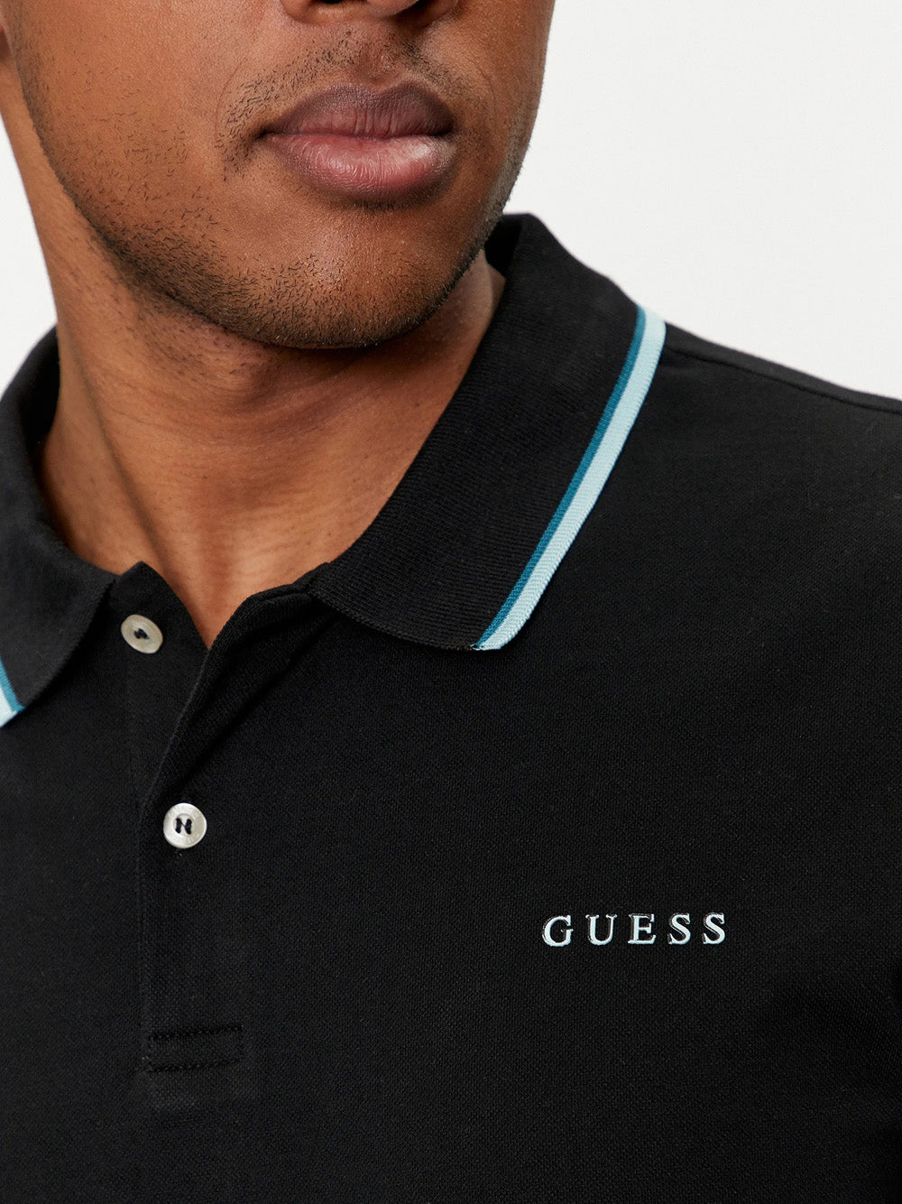 Polo Guess Lyle da Uomo - Nero