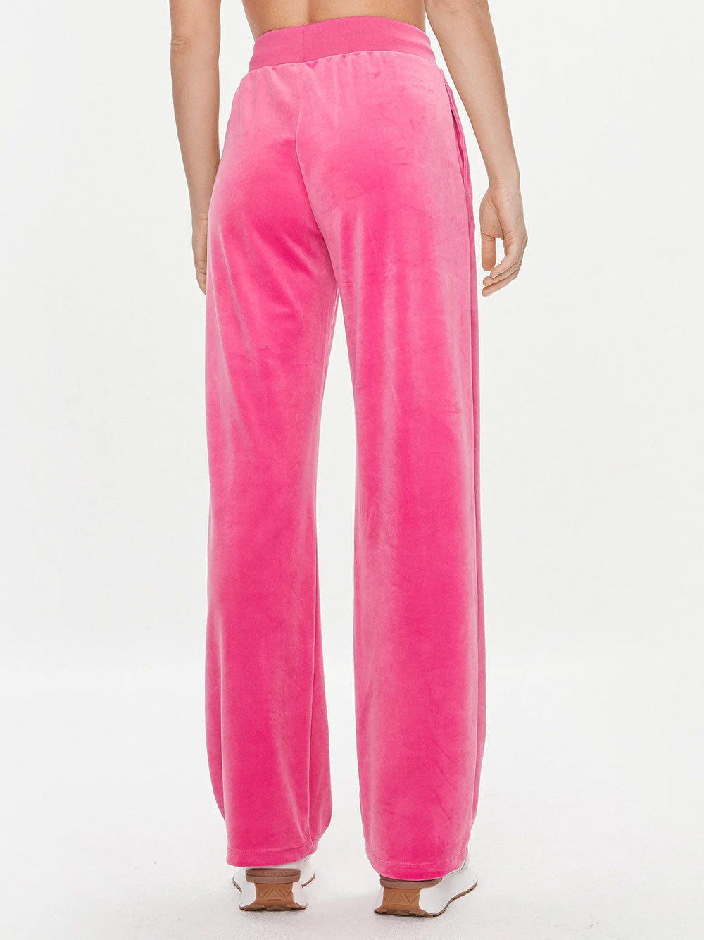 Pantalone Jogger Guess Couture Straight Long da Donna - Fuxia Fucsia