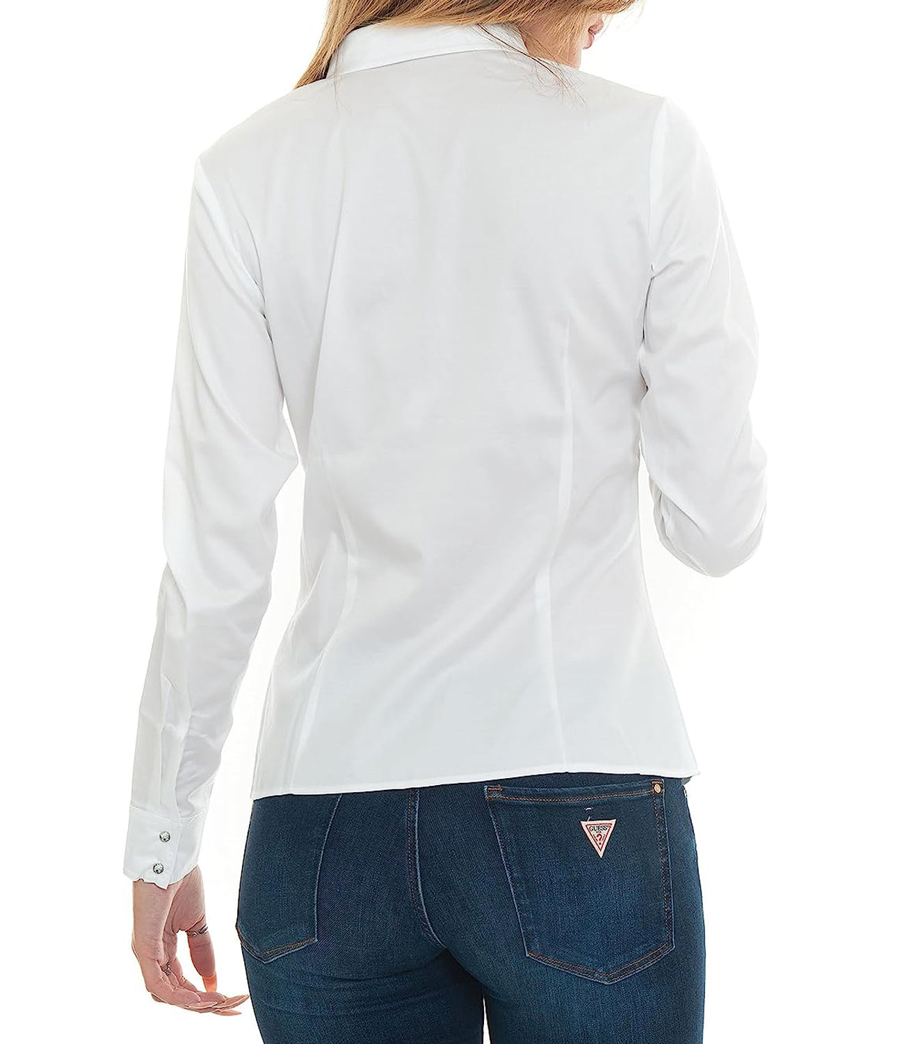 Guess Camicia Donna Mod. W2YH41 WAF10 G011 WHITE Bianco