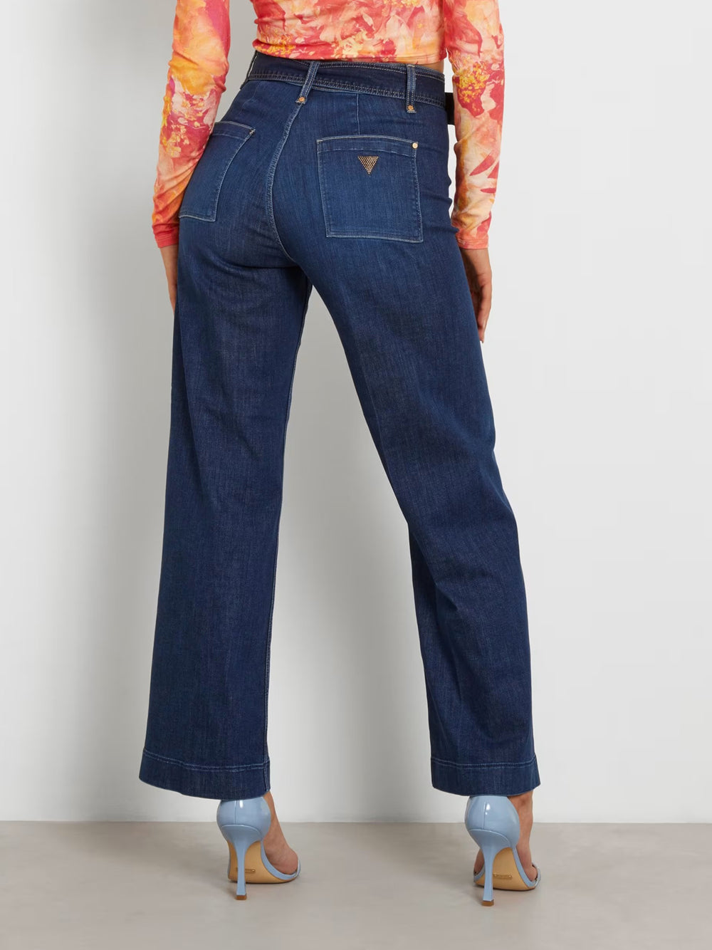 Jeans a Palazzo Guess Dakota da Donna - Denim