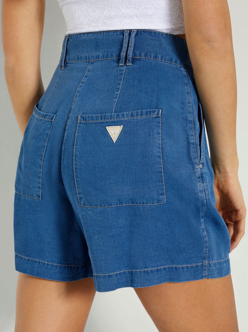 Shorts Jeans Guess Baba da Donna - Denim