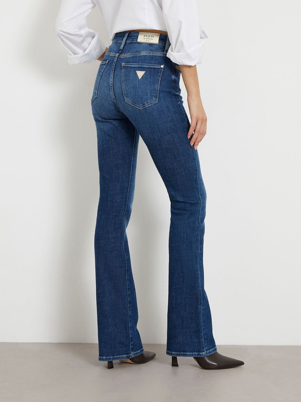 Jeans a Zampa Guess Sexy Flare da Donna - Denim