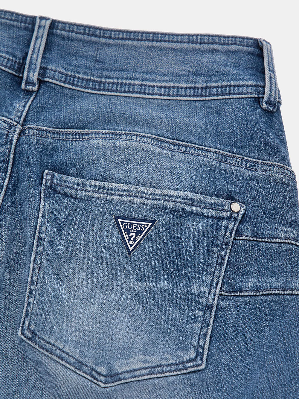 Jeans a Zampa Guess Shape Up Straight da Donna - Denim