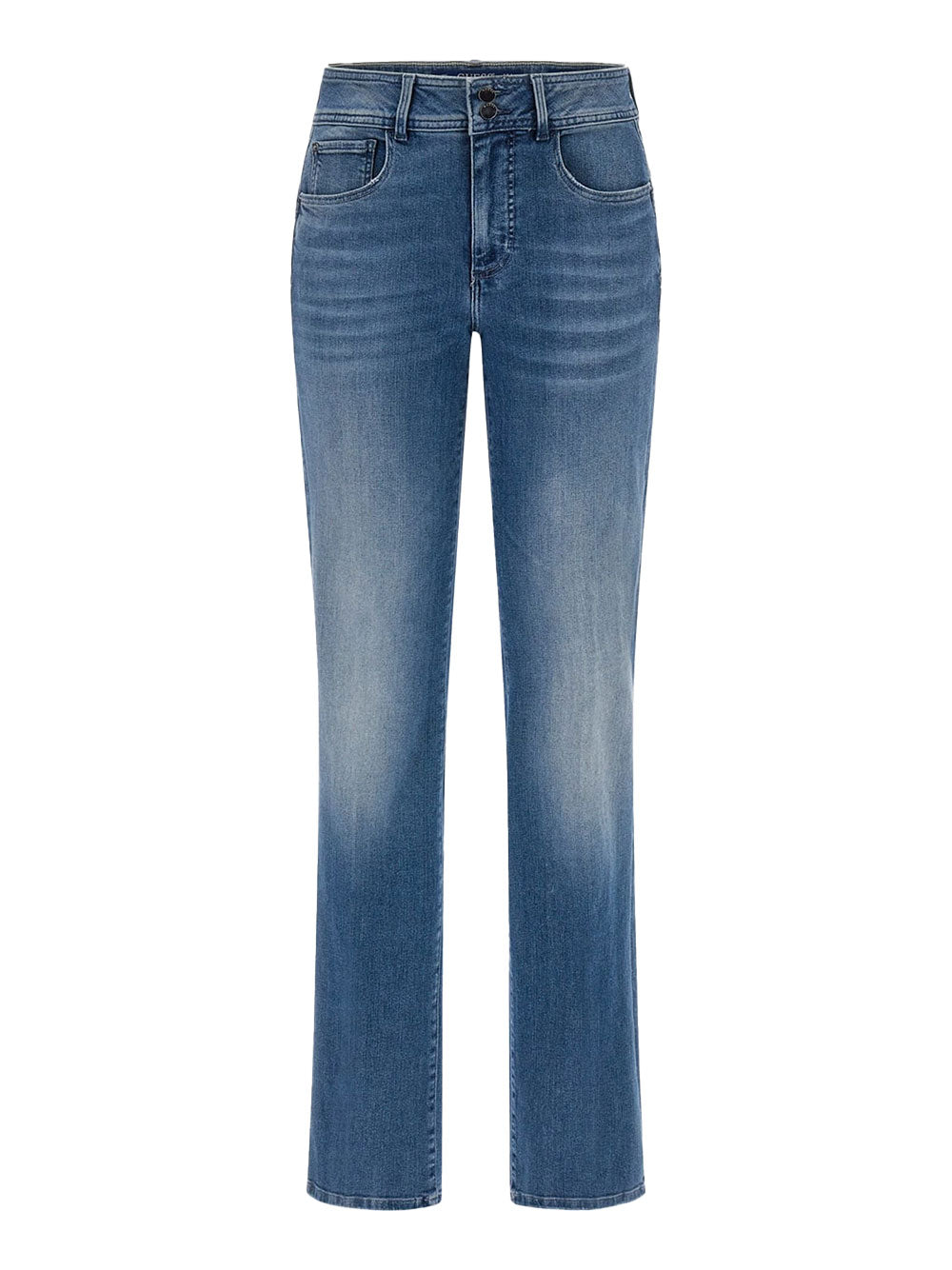 Jeans a Zampa Guess Shape Up Straight da Donna - Denim