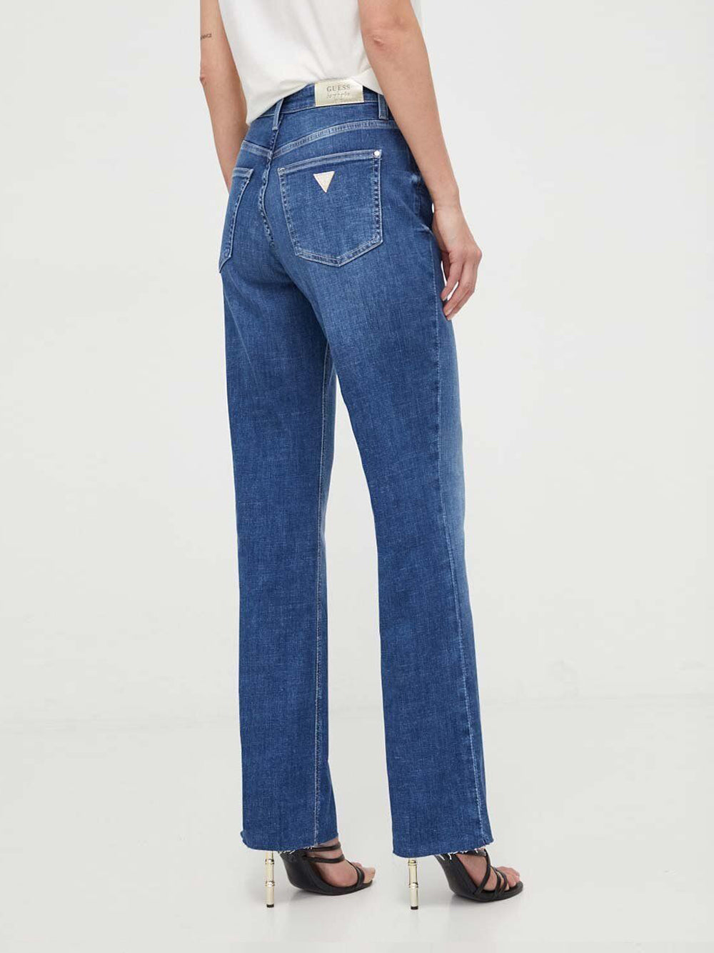 Jeans Guess 80S Straight da Donna - Denim