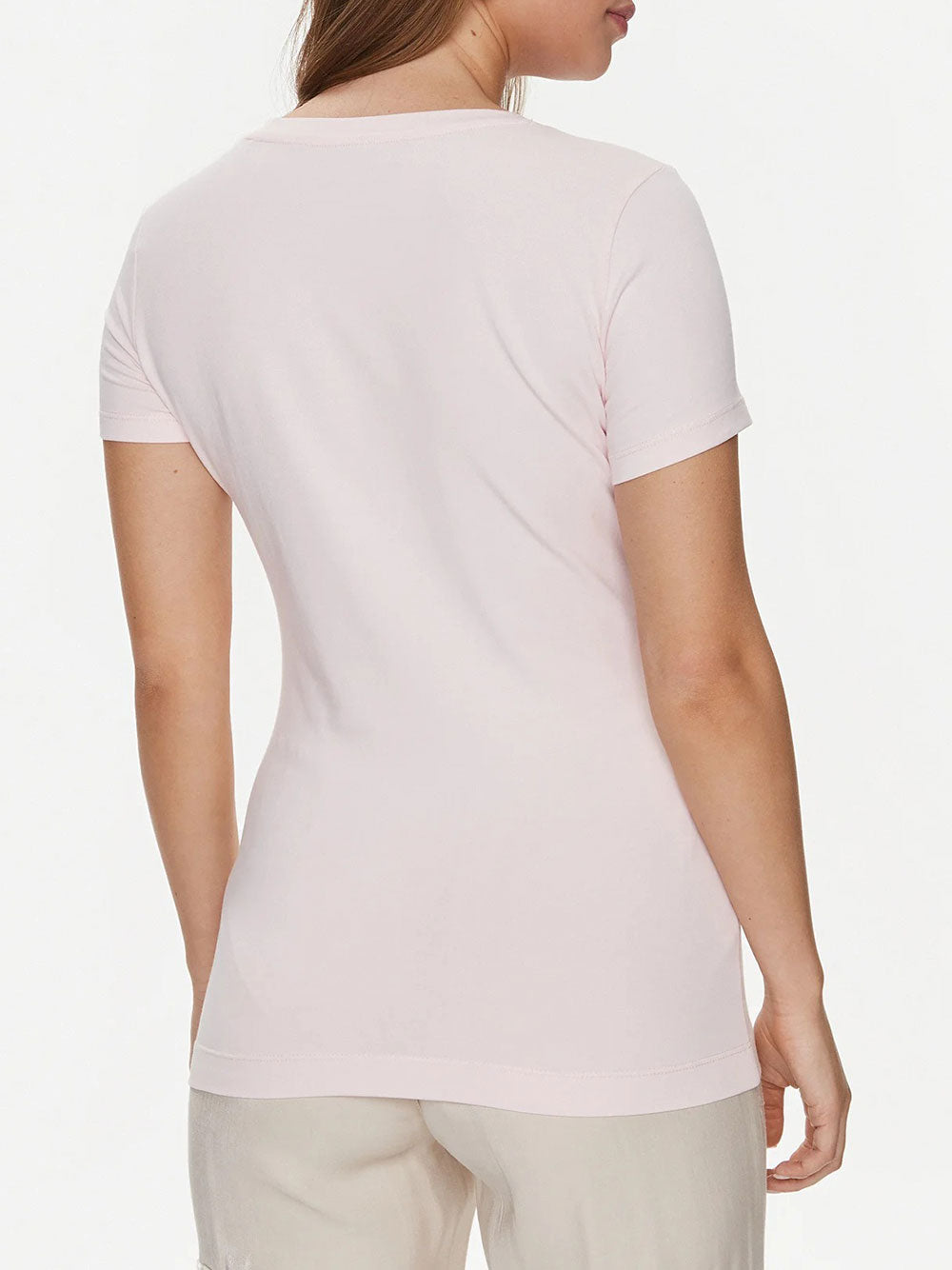 T-shirt Guess Pony Hair da Donna - Rosa