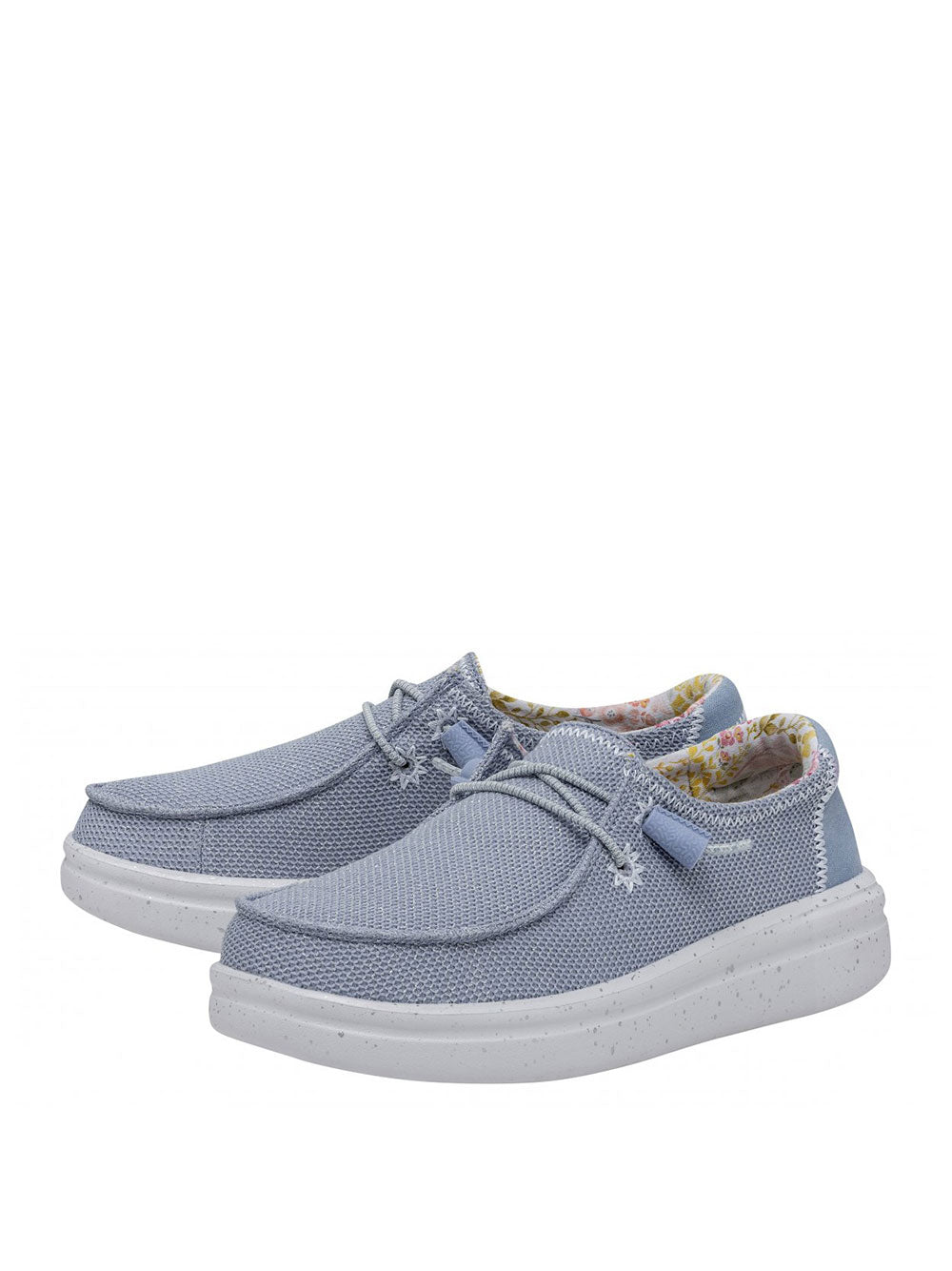 Slip On Hey Dude Wendy Rise Stretch da Donna - Celeste