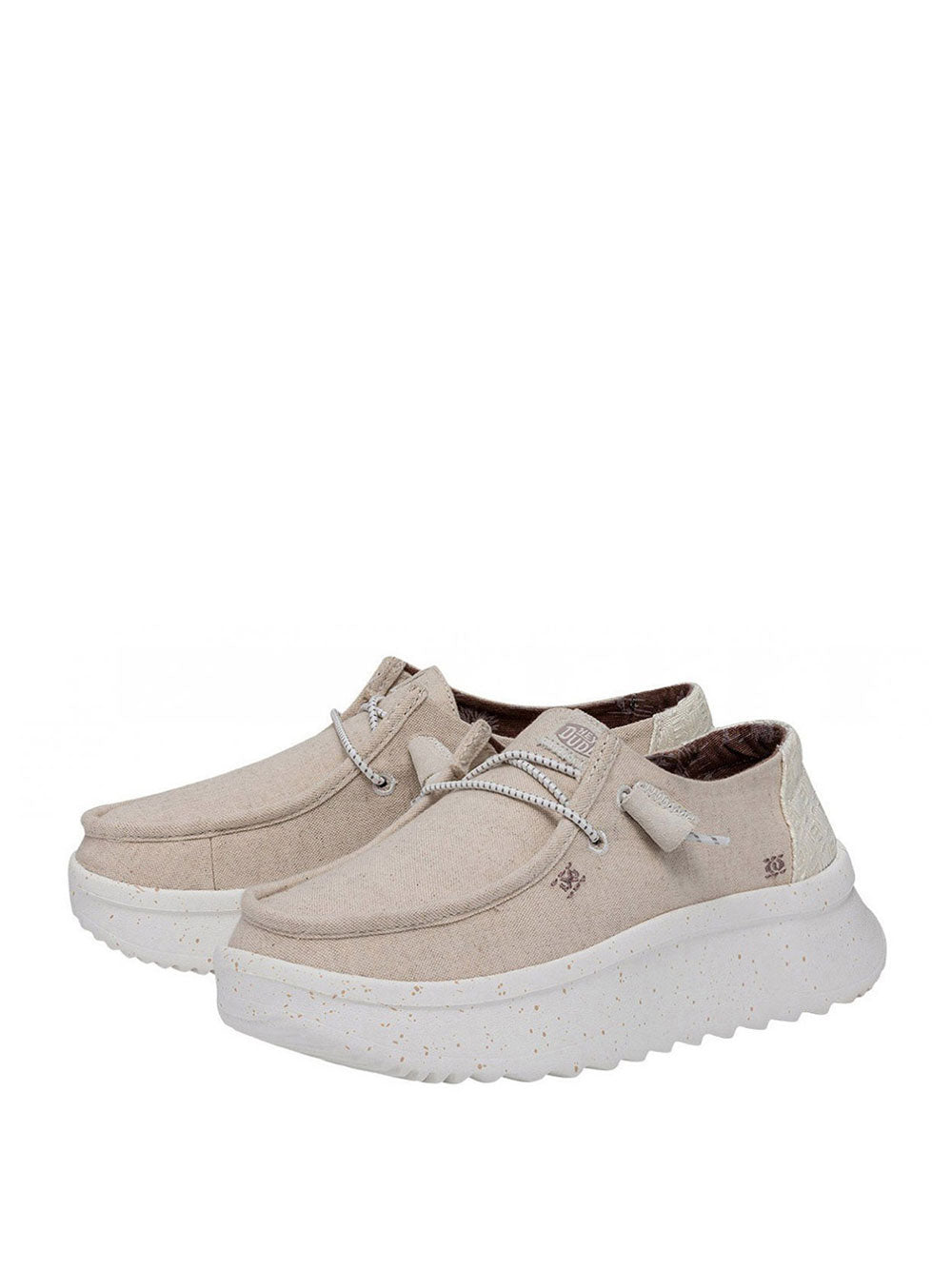 Slip On Hey Dude Wendy Peak Chambray da Donna - Beige