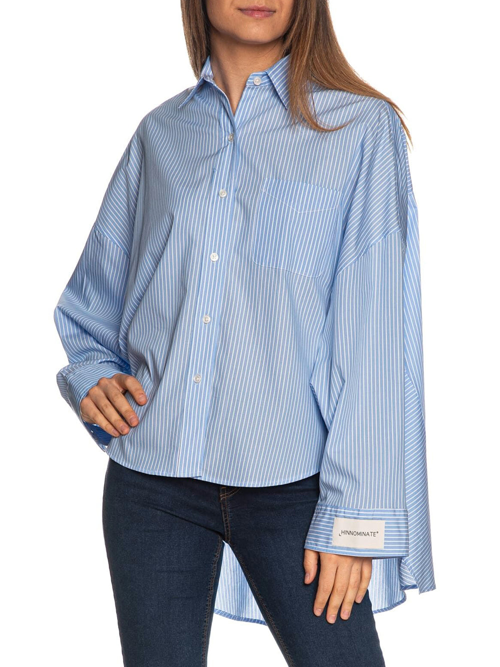 Camicia Casual Hinnominate Over da Donna - Celeste