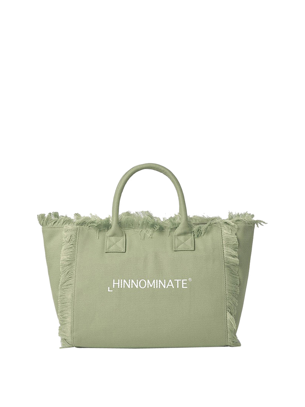 Borsa Shopper Hinnominate Canvas Grande da Donna - Verde