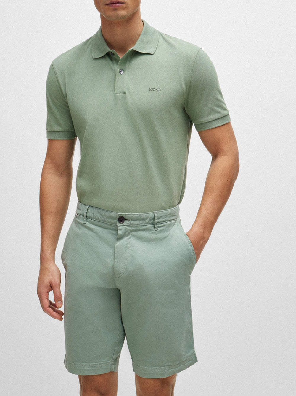 Polo Hugo Boss da Uomo - Verde