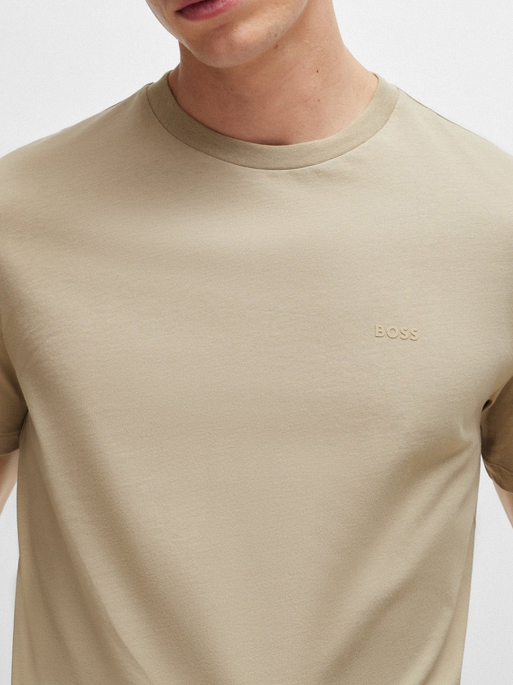 T-shirt Hugo Boss da Uomo - Beige